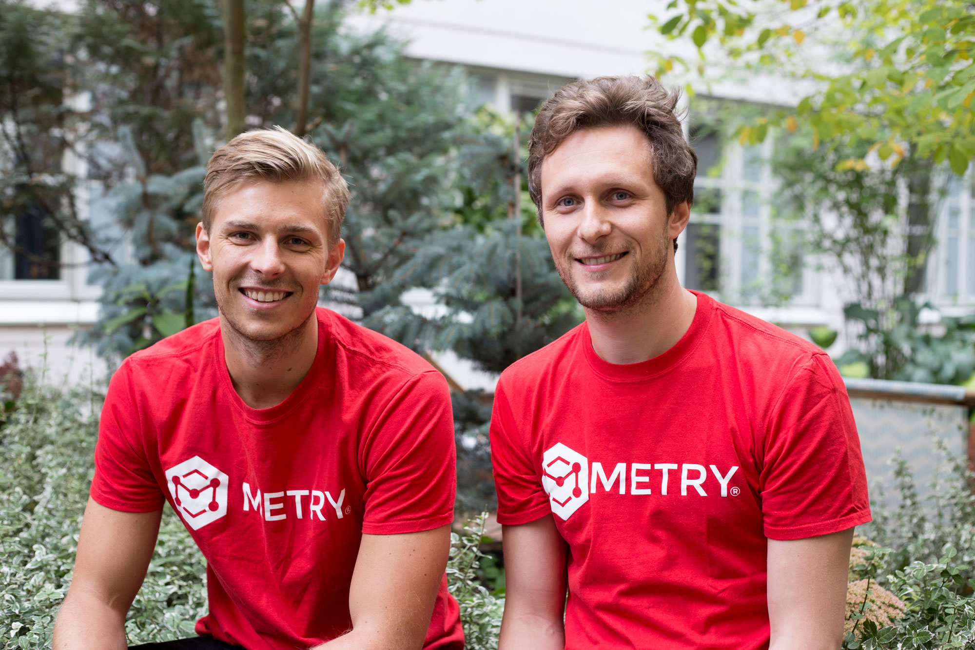 Joel Torkelsson och Magnus Hornef grundare av Metry